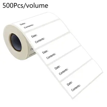 500pcs Virtuvės Lipdukai Šaldytuvas Šaldiklis Maisto produktų Laikymo Data Turinys Etiketės