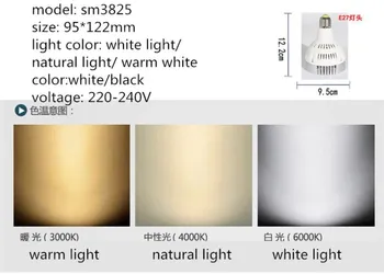 35W LED kelio lightsource pabrėžti PAR30 šviesos šaltinis led lemputė E27 varžtu, juodas /baltas vieną šviesos mados parduotuvė 35w apšvietimas