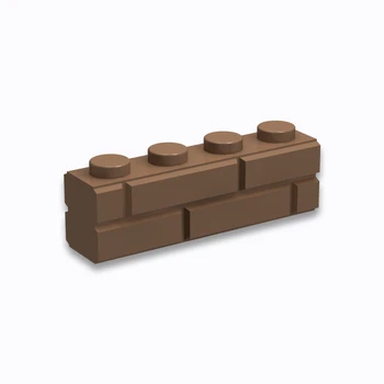 Statybinių Blokų Dalys 15533 10VNT Plytų Specialios 1 x 4 su Mūro Plytų Profilis LEGOING MOCS Švietimo