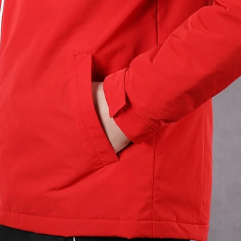 Originalus Naujas Atvykimo Adidas NEO M, MENO PAD JKT Vyrų striukė su Gobtuvu Sportinę aprangą