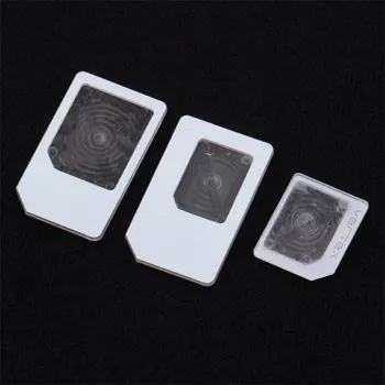3 vnt. nano SIM Micro Standarto Kortelės Adapterį Plokštelės Laikiklį Adapterius, Skirtus iPhone 5 Nemokamai / Drop Laivyba