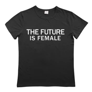 ATEITIS YRA MOTERŲ Spausdinti Moterų marškinėlius Medvilnės Atsitiktinis Juokingi marškinėliai Lady Mergina Viršuje Tee Hipster Lašas Laivas Tee Individualizuotos Dizainas