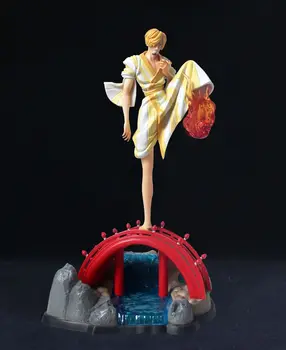 30cm Anime išsiaiškinti Vieną Gabalas Vinsmoke Sanji Pav Kimono Ver. PVC Veiksmų Skaičius, Žaislų Kolekcijos Lėlės Modelio Dovana