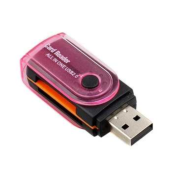 Daugiafunkcis USB 2.0 All In One Multi Atminties Kortelių Skaitytuvą Mikro SD/TF M2 MMC SDHC, MS Atminties Kortelių Skaitytuvai