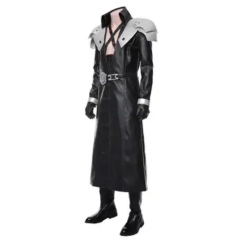 Final Fantasy VII: Remake Cosplay Sephiroth Kostiumas Suaugusių Vyrų Kailio Apsiaustu Apranga Helovinas Karnavaliniai Kostiumai