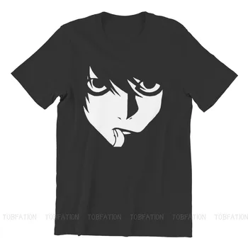 Death Note Anime, Manga Serijos Idėjų Šviesos Marškinėliai Vyrams Didelis Ofertas Streetwear Marškinėlius Grynos Medvilnės Harajuku Tees