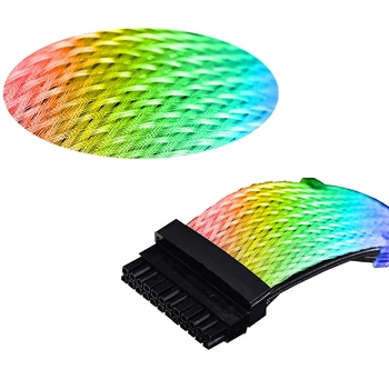 Važiuoklės Maitinimo Adapteris ilgintuvas, 24P RGB Šviesos Laidas, Kompiuterio Plokštė