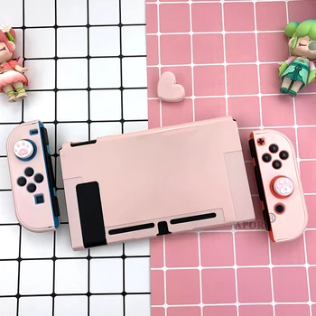 Hotsale Girly Rožinė Apsaugos Atveju Nintendo Jungiklis Valdytojas Full Shell Hard Cover Žaidimo Dėžutės Nintendo Jungiklis Priedai