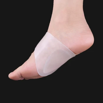 Silikono gelis ortopedinių vidpadžių vienodo kojų arka parama arch korekcija pėdų priežiūros ortopedik tabanlik plantillas para los pies
