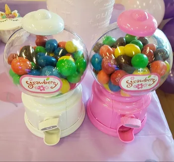 Nemokamas Pristatymas 36pcs daug Baby Shower Gimtadienio Džiaugtis ir Dovanų dėžutės Plastikinės saldainiai balionėlis gumball mašinos pardavimo