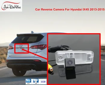 JanDeNing Licenciją Plokštelės Šviesos OEM Hyundai IX45 2013-m. Automobilio galinio vaizdo Stovėjimo/ Backup Atvirkštinio vaizdo Kameros Vandeniui HD CCD