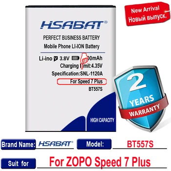 HSABAT Didelės Talpos 4600mAh BT557S Baterija ZOPO Greitis 7 Plus Aukštos Kokybės Mobilus Telefonas Pakaitinis Akumuliatorius