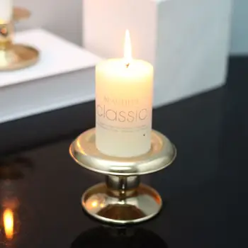 Aukso Metalo Prabangūs Modernios Žvakių Laikikliai Ramstis Mados Romantiška Geležies Meno Apdailos Dizaino Kaarsenhouder Kalėdų Dekoro Ec50lz