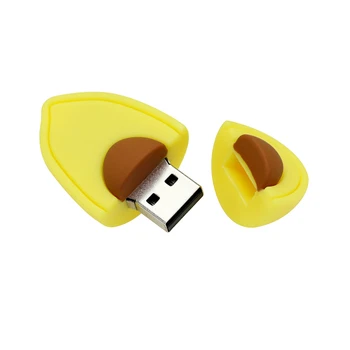 Cle USB Asmeninį Avokado, Kriaušių Vaisių Pendrive 64 128 16 8 4 gb, 32 GB, 256 GB 4 GB 64GB Flash Drive, usb2.0 Memory Stick mini Dovanų