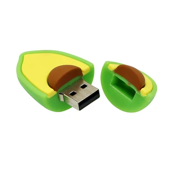 Cle USB Asmeninį Avokado, Kriaušių Vaisių Pendrive 64 128 16 8 4 gb, 32 GB, 256 GB 4 GB 64GB Flash Drive, usb2.0 Memory Stick mini Dovanų