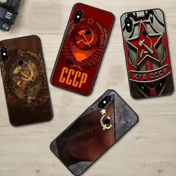 Sovietų Sąjunga, TSRS Vėliavos Telefoną Atveju Xiaomi Redmi 7 8 9t 9se k20 mi8 max3 lite 9 pastaba 9s 10 pro