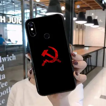 Sovietų Sąjunga, TSRS Vėliavos Telefoną Atveju Xiaomi Redmi 7 8 9t 9se k20 mi8 max3 lite 9 pastaba 9s 10 pro