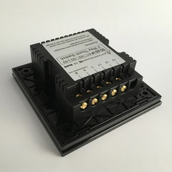 Smartdust lengvos Jungiklis UK standartas AC110~250V LED indikatorius Išjungti sieniniu Jungikliu, 2 Gauja 2 Būdas Laiptų Jungiklis