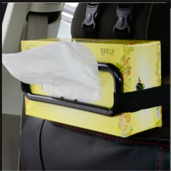 1PCS elastingas diržas automobilio saulės skydelis kėdės nugaros audinių langelį padengti kabantys įrašą Universalus auto reikmenys