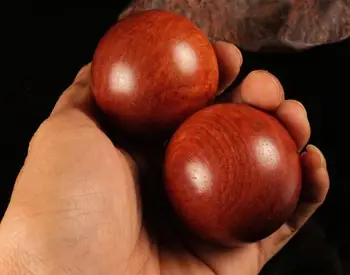 Raudonmedžio turas rankinio akupunktūros, masažo kamuolys mediniai palmių masažo kamuolys