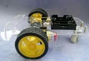 Variklis Protingas Robotas Automobilių Važiuoklės Komplektas, Kodavimo Greitis Baterija Box Nemokamas Pristatymas