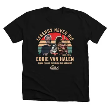 Eddie Van Halen Ačiū Už Prisiminimus Legendos Niekada Nemiršta Marškinėliai