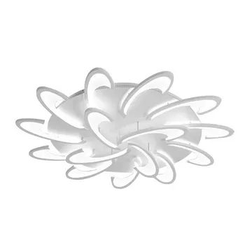 šiaurės kaimiškas flush mount lubų šviestuvai, lotoso gėlė, krištolo šviesa, prieškambario lempa LED lubų šviestuvas apšvietimas šviesos