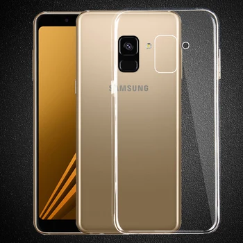 Ricestate Premium TPU Case For Samsung Galaxy A6 2018 Plonas Skaidrus Silikoninis Minkštas Aišku, galinis Dangtelis A6+ Plius Telefonas Atvejų
