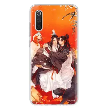 Mo Dao Shi Zu MDZS Anime Silikono Minkštas Telefoną Atveju Xiaomi 10 Pastaba Mi 10 9 8 CC9 5X 6X A1 A2 A3 F1 F2 Pro Lite + Shell Coque
