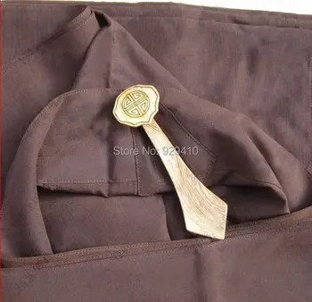 Garsaus prekės ženklo unisex budistų Monkrobe woonden hookclothing meditationgown kovos menų uniformas wuyi+haiqing 2vnt aukščiausios kokybės