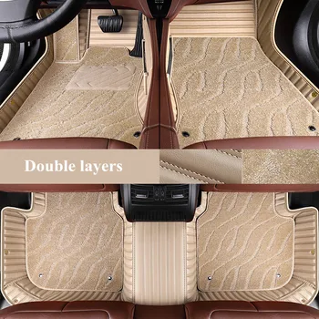 Aukštos kokybės! Custom specialių automobilių kilimėliai Mercedes Benz GLE 250d 300 350d 400 500 2019-patvarus dvigubai sluoksnių kilimai