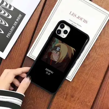 Naruto Akatsuki Japonijos anime funda padengti coque Telefono dėklas skirtas iPhone 11 12 pro XS MAX 8 7 6 6S Plus X 5S SE 2020 XR