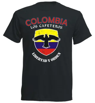 Kolumbien Marškinėliai VYRIŠKI Futbolininkas Soccers 2019 Tee Shirt Mens 2019 Naujas Tee Marškinėliai Spausdinimas Mados Spausdinti Marškinėlius Plius Dydis