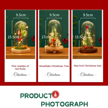 Kalėdinė Dekoracija Lempos Butelis LED Žibintai Darbalaukio Ornamentu Kalėdų Medžio Dirbiniai, Papuošalai Dovana Naujųjų Metų 2021 Kalėdų Naujas