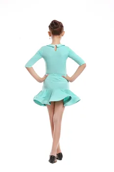 Mergina Lotynų Suknelė Dancewear Konkurencijos Vaikų Šokiai, Drabužių Mergina Lotynų Šokių Kostiumas Vaikas Rumba Lotynų Šokių Mergaičių Vaikas