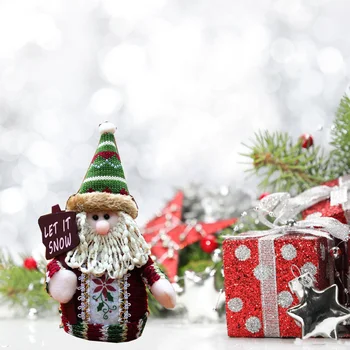 Aukštos Kokybės Santa Sniego Kalėdinė Dekoracija Figūrėlės Papuošalų už Namų Puošybai Kalėdų Šventė Dovanos