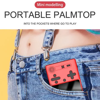 Retro Rankinės Vaizdo Žaidimų Konsolėje įmontuotas 500 Klasikiniai Žaidimai, Žaidėjas 3,0 Colių Mini Pocket Gamepads Vaikų Dovanų