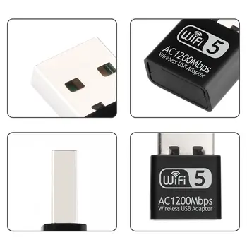 Dual-band Wireless Adapteris USB Tinklo plokštė Internetinis Žaidimas Wifi Adapterio Palaikymas Su Infrastruktūra, Ad-Hoc ir Metodai