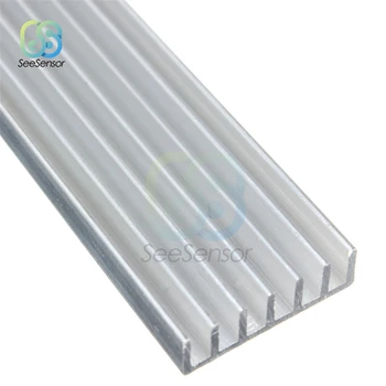 Aliuminio Lydinys Heatsink Aušinimo Padas High Power LED IC Chip Aušintuvo Radiatoriaus Šilumos Kriaukle 150x20x6mm