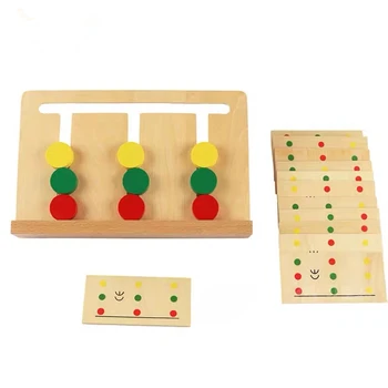 Mediniai Montessori Žaislai, Rankų judesių Koordinacijos Pratimai, Logikos Mokymas, Ankstyvasis Žaislai Vaikams Montessori Vaizdo Medžiaga