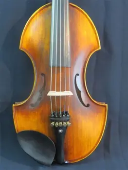 Baroko stiliaus DAINA 5 stygos 4/4 smuikas už koncertas lauke,puikus garsas #11060