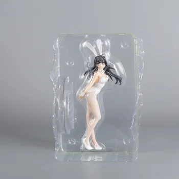 Lensple 25-40cm Anime Rascal Nėra Svajonė Bunny Mergina Senpai Sakurajima Mai Seksuali mergina, PVC figūrėlių, žaislinių