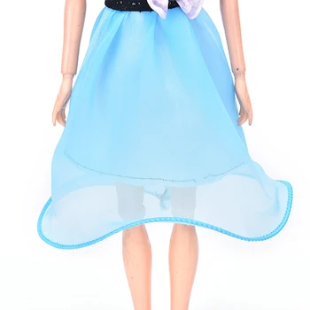1PCS Naujausias Lėlės Suknelė Gražus Rankų darbo Partijos Drabužius Geriausios Vaikų Mergaičių'Gift Didmeninė Viršų Mados Suknelė mergina Kilnus Lėlės