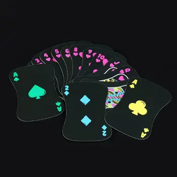 Nauji Karšto Juoda Šviesos Pokerio Kortelės Naktinis Baras Šalies KTV Liuminescencinės, Kortų Žaidimas