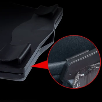 Dvejopo naudojimo Saugojimo Krepšys Automobilių Transporto Šiukšlių Šiukšlių Dėžę Šiukšlių Gali Stilius Dulkių Atveju Sėdynės atlošo Krepšį su LED Šviesa