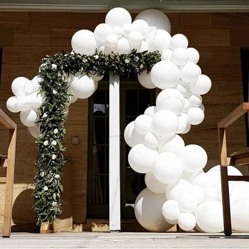 10vnt 10inch balti balionai vestuves 18inch 36inch balta pripučiami helio balionų dekoracija gimtadienio prekes