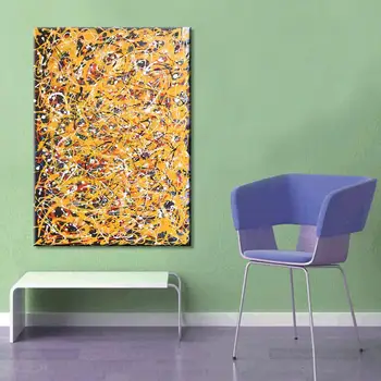 Aukštos kokybės grynos rankomis dažyti aliejus, tapyba abstrakti tapyba namuose sėdi kambario puošmena office Spalva simbolis