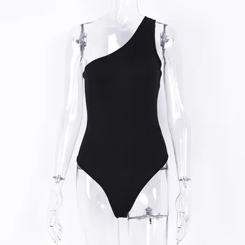 2020 Moterų Vasaros Paplūdimio Seksualus, O Kaklo Gėlių Spausdinti Balta Bodysuit Bodycon Rompers Karšto Pardavimo High Street Bodysuits