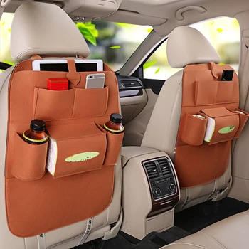 CHUKY 1x Automobilių Stiliaus Galinės sėdynės saugojimo krepšys VW Tiguan jetta 2017 BMW X5 E53 E70 