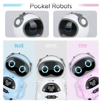 Elektros Daugiafunkcinis Balso Protingas Mini Pocket Robotas Ankstyvojo Ugdymo Interaktyvus Pasakojimas Robote Istorija Robotas
